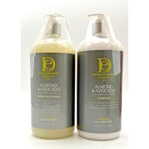 Design Essentials Almond & Avocado Moisturizing Shampoo & Conditioner 34 oz Duo